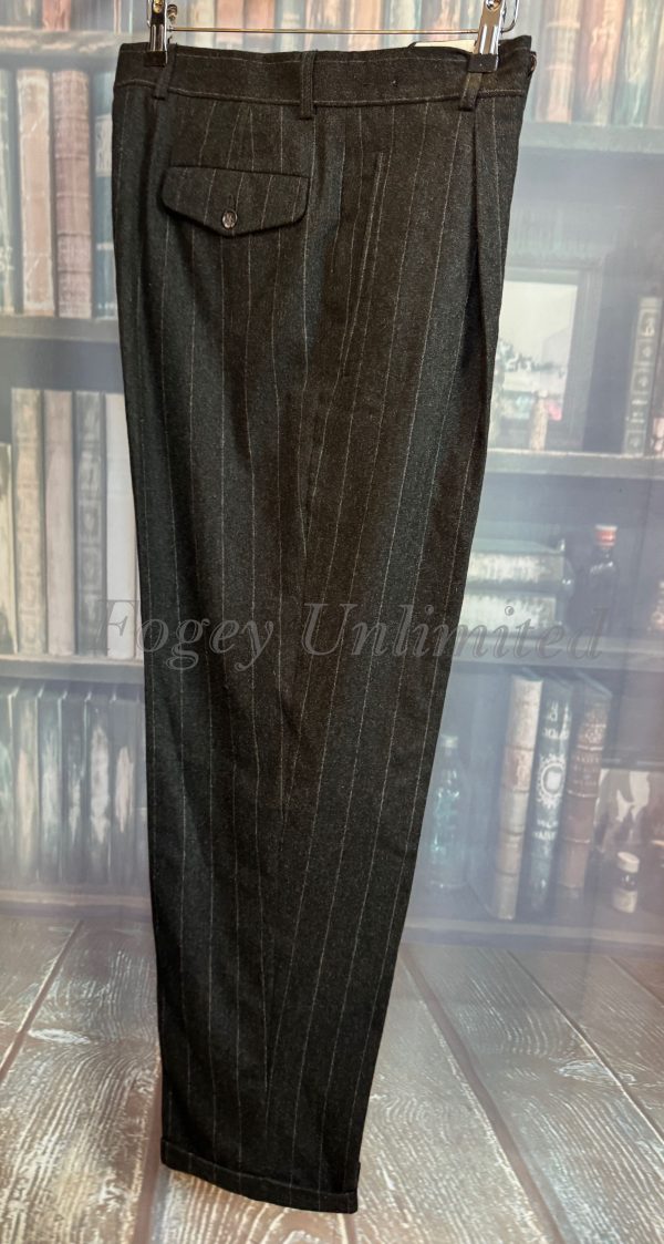 Beautiful Heavyweight Chalkstripe 3 piece Suit Chest 40"/102cm. Waist 32"/81cm  (PKMCH40) - Image 12