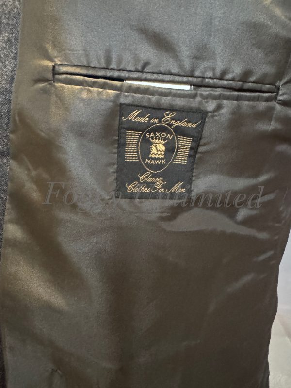 Vintage Saxon Hawk Double Breasted 3 Piece Suit 44C/36W/31L (Ref: PKMSX) - Image 22