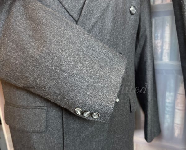 Vintage Saxon Hawk Double Breasted 3 Piece Suit 44C/36W/31L (Ref: PKMSX) - Image 5