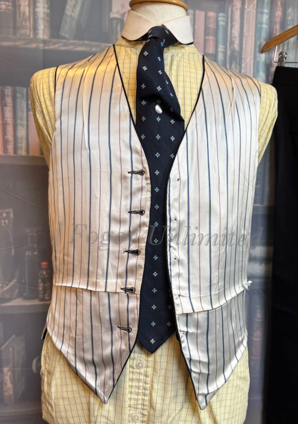 Vintage Steve Starr 1993 Bespoke Black 3 Piece Suit 40C/32W/31L (Ref: PKMSTR) - Image 7