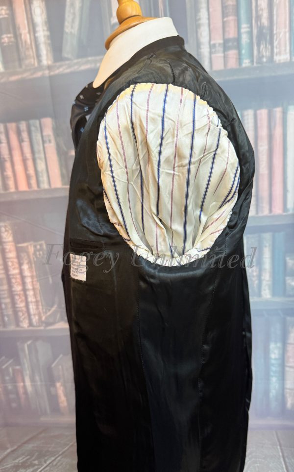 Vintage Steve Starr 1993 Bespoke Black 3 Piece Suit 40C/32W/31L (Ref: PKMSTR) - Image 3