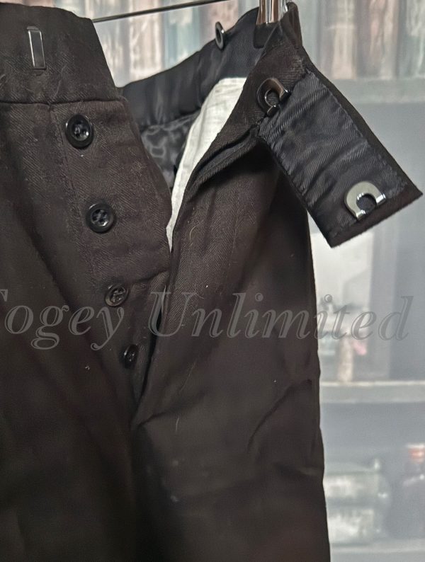 Vintage Steve Starr 1993 Bespoke Black 3 Piece Suit 40C/32W/31L (Ref: PKMSTR) - Image 10