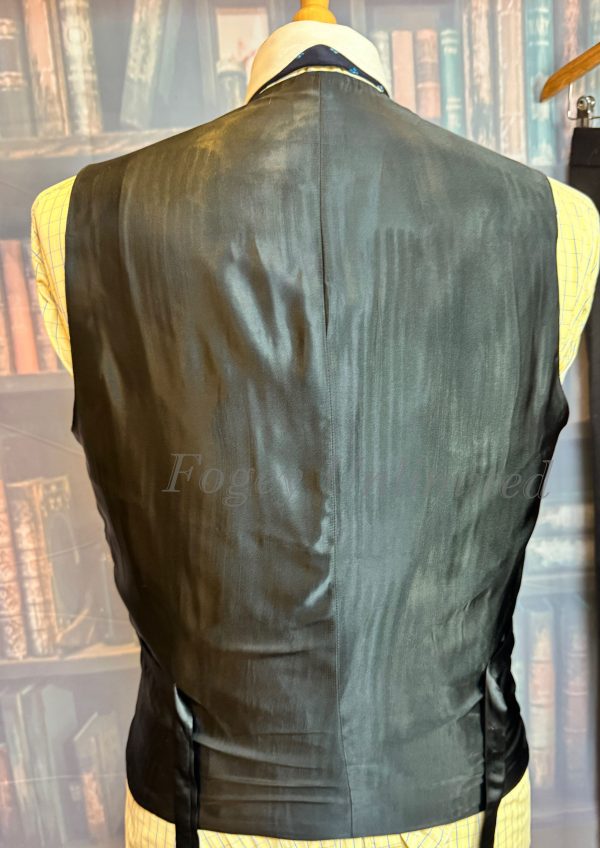 Vintage Steve Starr 1993 Bespoke Black 3 Piece Suit 40C/32W/31L (Ref: PKMSTR) - Image 9