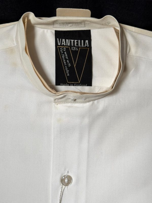 Vintage New in packet Van Heusen Vantella Collarband Shirt for your Stiff collar 13 1/2" - Image 2