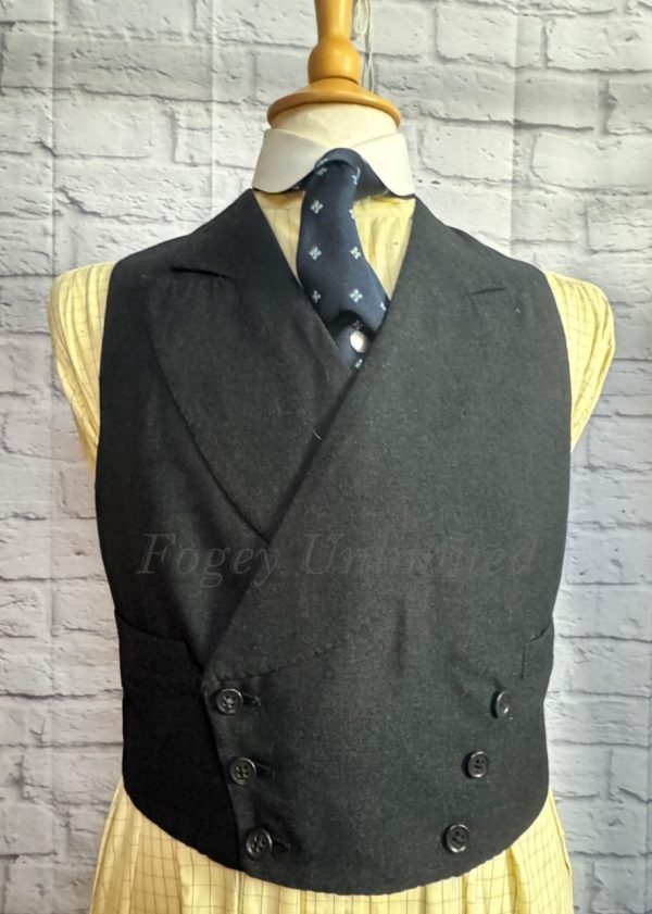 Vintage Dunn & Co. Formal Double Breasted 3 Piece Suit 40C/32W/32L (Ref: PKMDB) - Image 12
