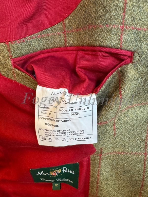 Alan Paine Heavyweight 2 Piece Tweed Suit Chest 42"/107cm. Waist 38"/97cm waist (Ref:AP42) - Image 2