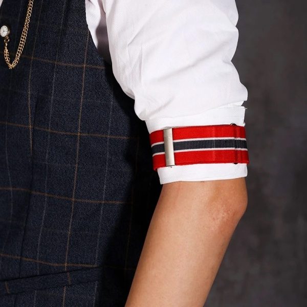 Wider Style Adjustable Elastic ARMBANDS / Sleeve Garters for your shirt sleeves (Ref:MM) - Image 14