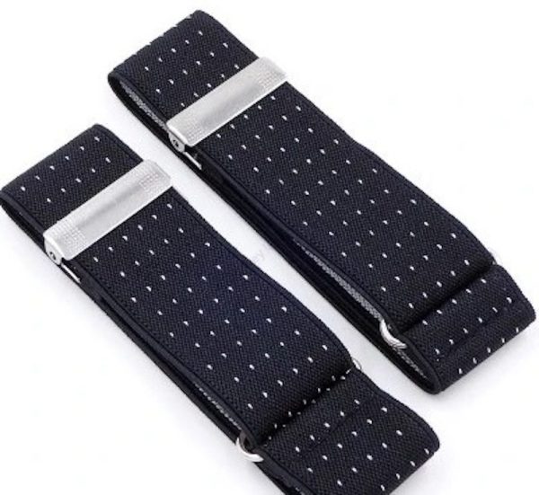 Widest Style Adjustable Elastic ARMBANDS / Sleeve Garters for your shirt sleeves (Ref:M35) - Image 15