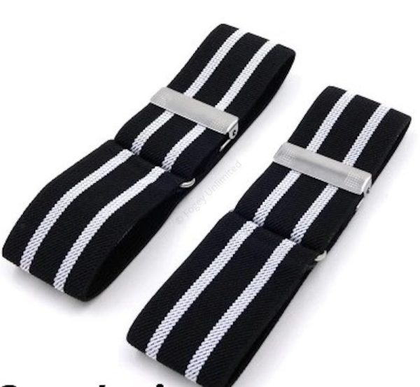 Widest Style Adjustable Elastic ARMBANDS / Sleeve Garters for your shirt sleeves (Ref:M35) - Image 14