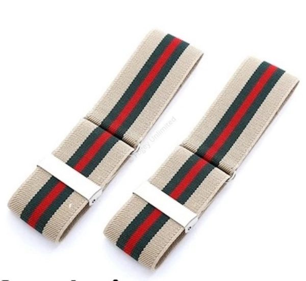 Widest Style Adjustable Elastic ARMBANDS / Sleeve Garters for your shirt sleeves (Ref:M35) - Image 10