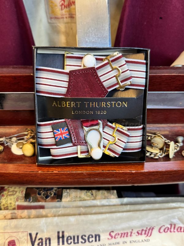 Albert Thurston Traditional Sock Suspenders/Garters Made in England for Full Support - Image 3