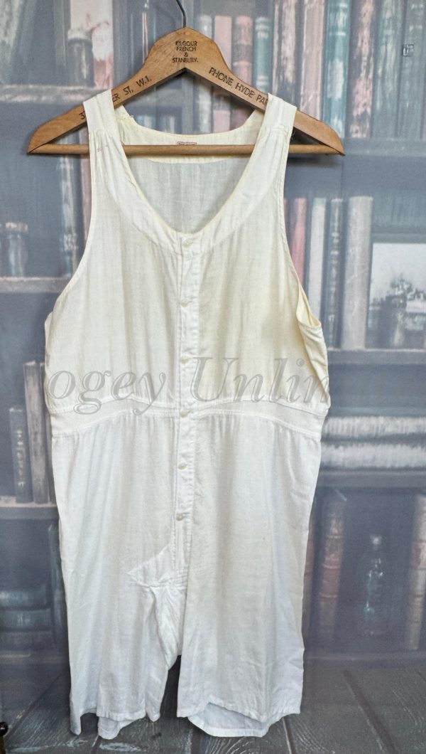 Vintage Athletic "Summer" Union Suit. Lightweight. Sanforized Cotton by BVD Chest 40"/102cm