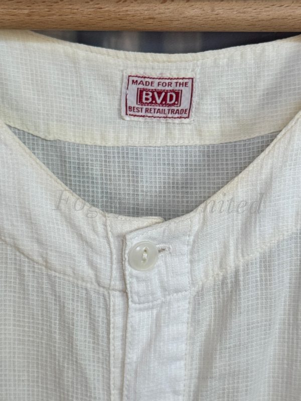 Vintage Athletic "Summer" Union Suit. Lightweight. Sanforized Cotton by BVD Chest 40"/102cm - Image 2