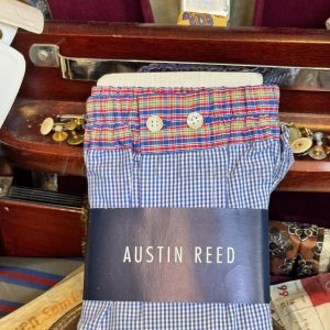 Traditional Cut Austin Reed Boxer Shorts NEW Old store stock Medium Waist 34-36" Sky Blue