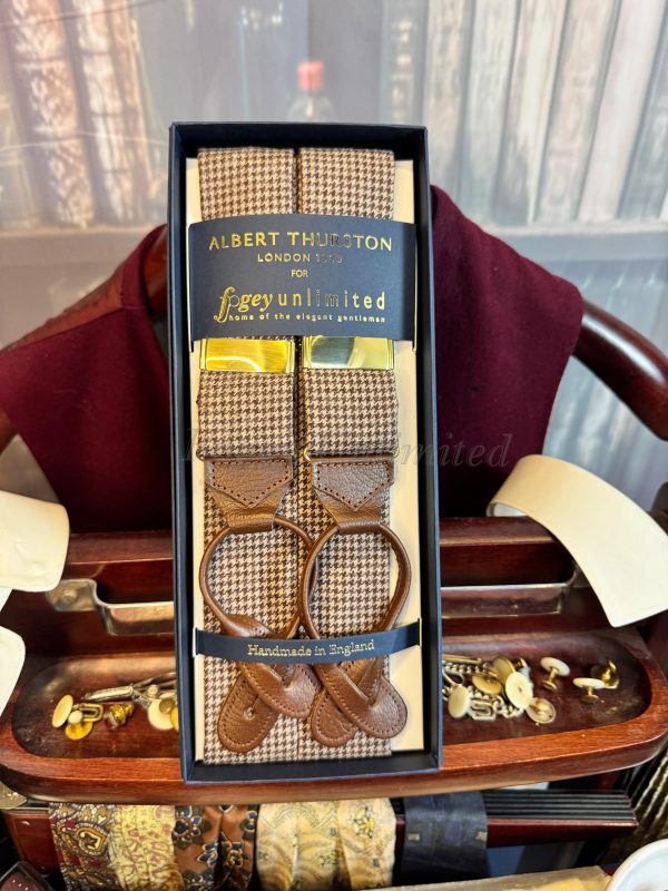 Albert Thurston Dugdale Bros Cloth Woven Braces (Suspenders) City and County styles - Image 9