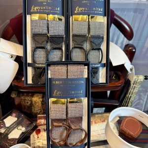 Albert Thurston Dugdale Bros Cloth Woven Braces (Suspenders) City and County styles
