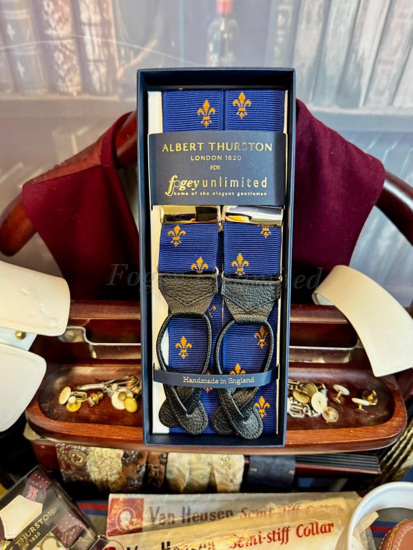 Albert Thurston Barathea Braces/Suspenders. Skull & Crossbones. Many colour options - Image 9