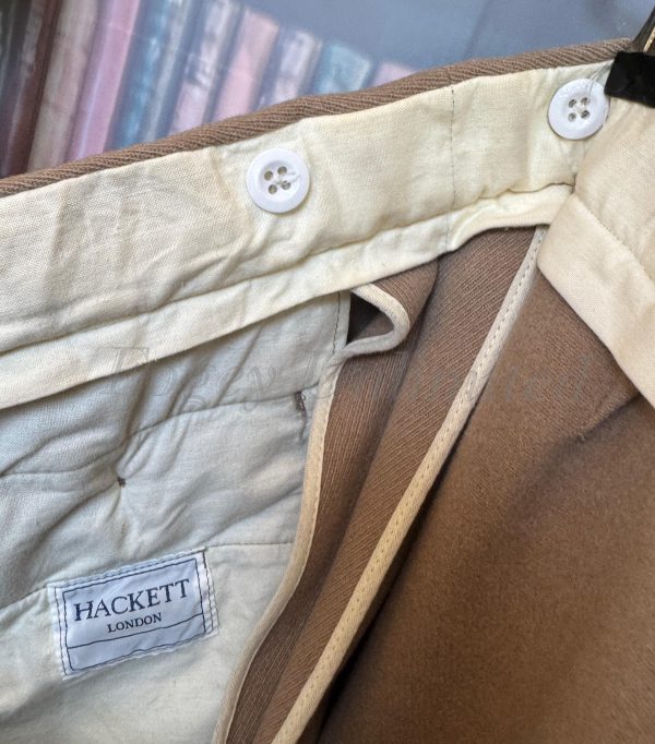 Vintage Hackett Gentleman's Cavalry Twill Trousers Waist 32/81cm Leg: 31/79cm (Ref:HK32C) - Image 7