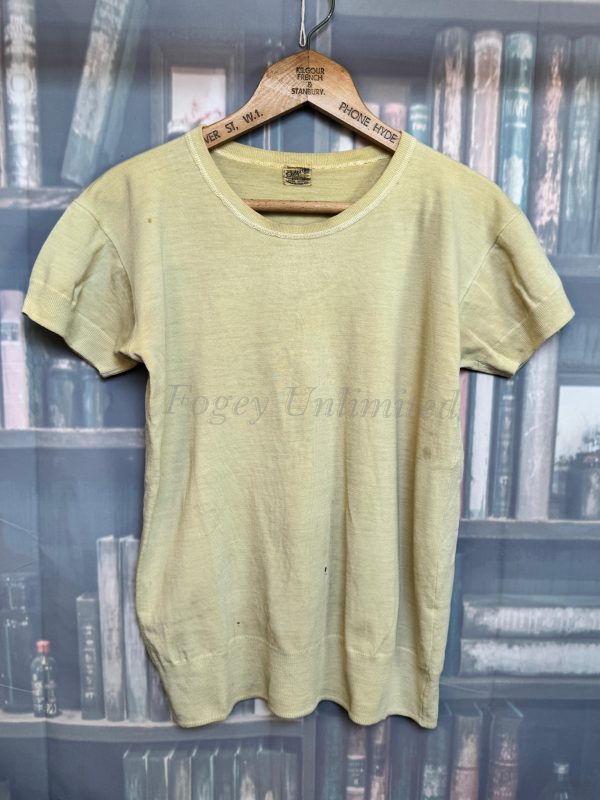 Vintage Chilprufe Wool Round neck Undershirt 38" Chest. (ref:CHP38)