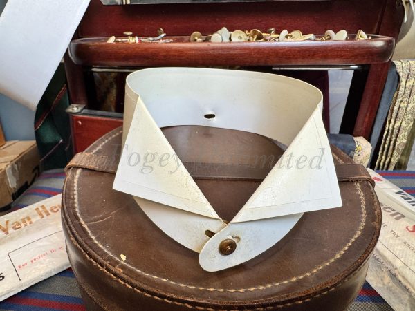 Brand New Old Store stock Celluloid Wing Detachable Collar. Style Luchs . Size 16 1/2"