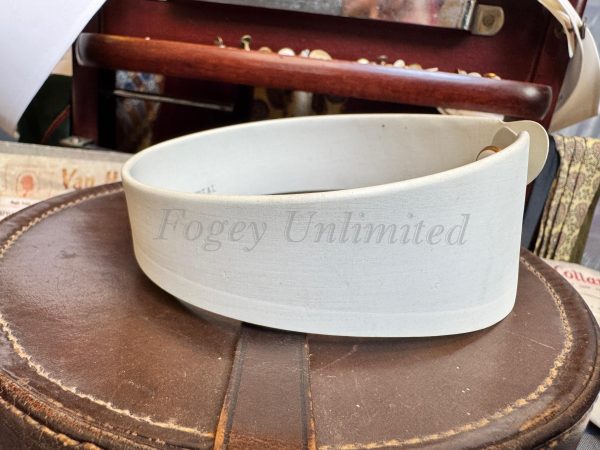 Brand New Old Store stock Celluloid Stiff Detachable Collar. Style Ideal by Peo. Size 14" - Image 4