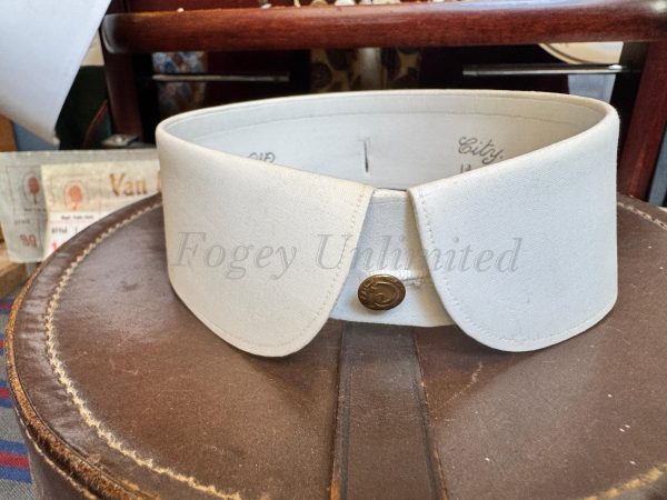 Brand New Old Store stock Starched Stiff Detachable Collar. Style City . Size 14" - Image 4