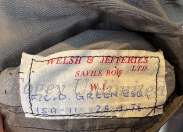 Vintage 1978 Welsh & Jeffries Savile Row 3 Piece POW Check Suit 40C/32W/32L (PKWJ40) - Image 17