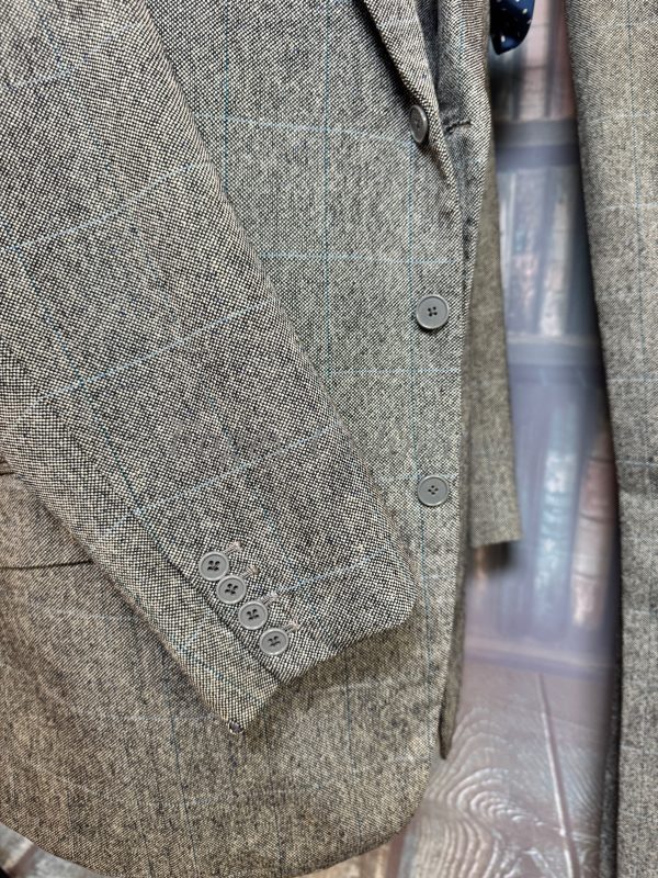 Vintage 1978 Welsh & Jeffries Savile Row 3 Piece POW Check Suit 40C/32W/32L (PKWJ40) - Image 19