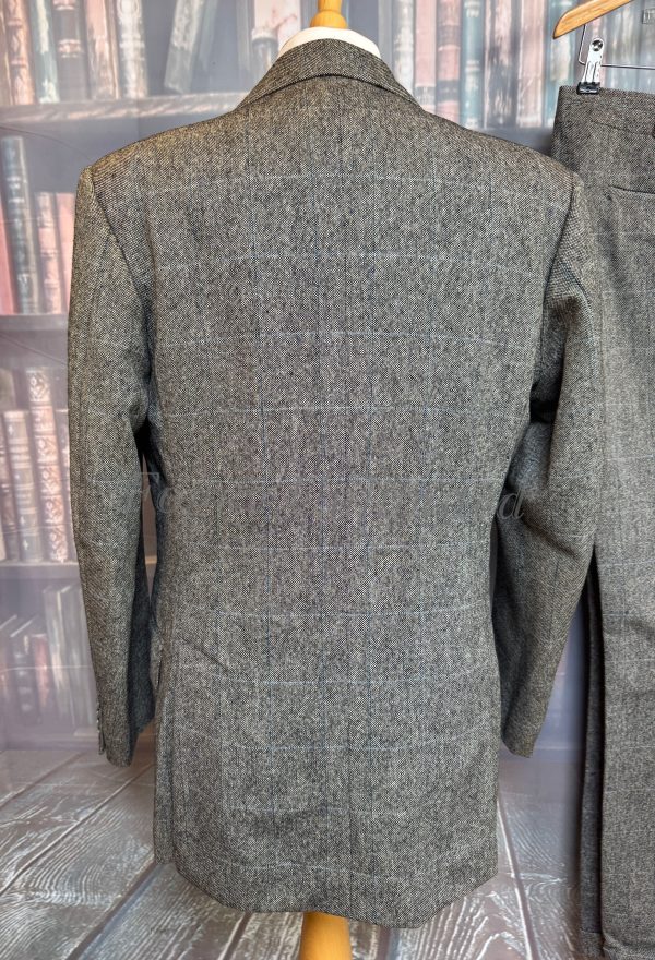 Vintage 1978 Welsh & Jeffries Savile Row 3 Piece POW Check Suit 40C/32W/32L (PKWJ40) - Image 10