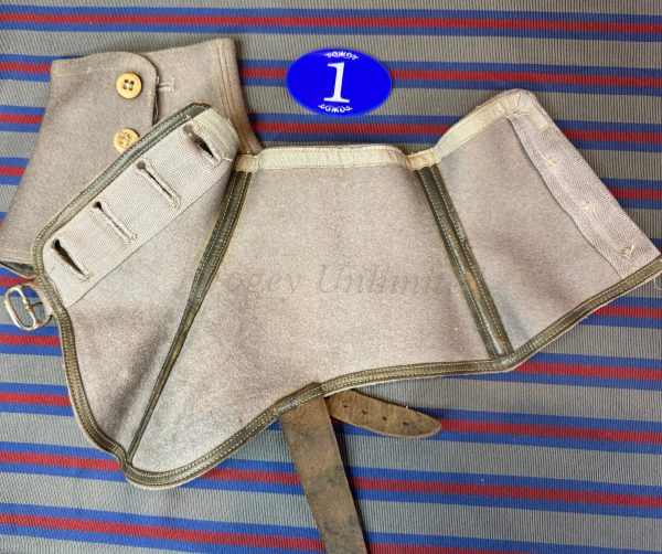 Vintage Gentleman's Felt Spatterdashes (Spats) Size Medium. (Ref:RH1) - Image 2