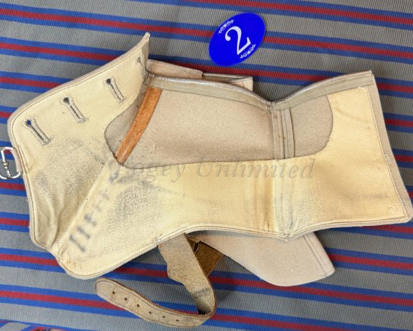 Vintage Gentleman's Felt Spatterdashes (Spats) Size Large . (Ref:RH2) - Image 4