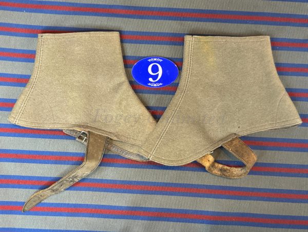 Vintage Gentleman's Felt Spatterdashes (Spats) Size Medium . (Ref:RH9) - Image 5