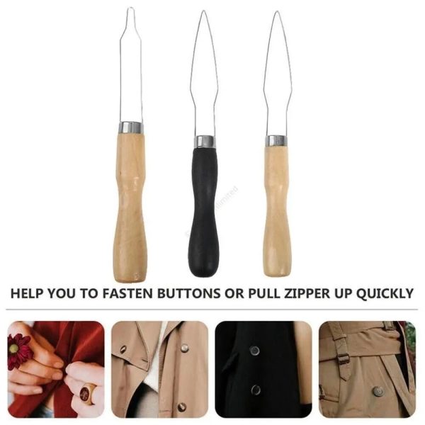 The Collar Stud and Button Puller Fastener Helper