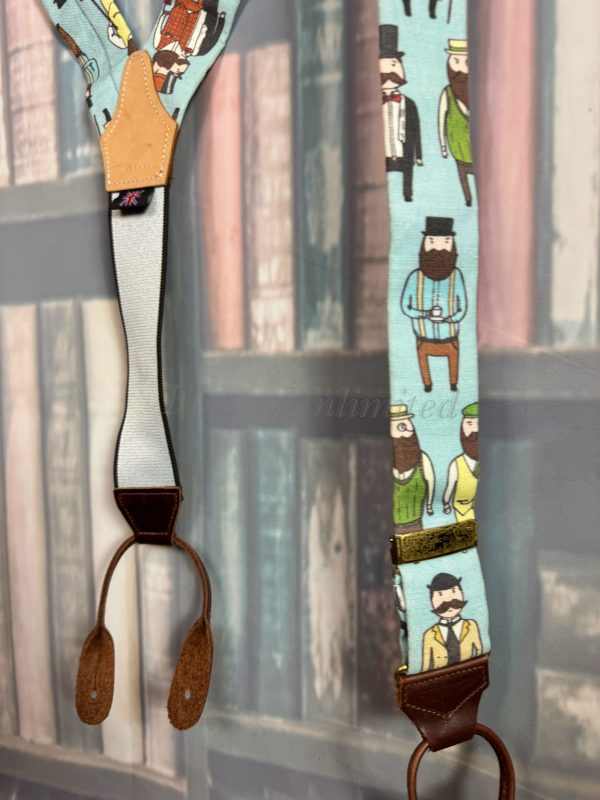 Unique and Rare Albert Thurston Braces (Suspenders) Not standard production items (LH75) - Image 4