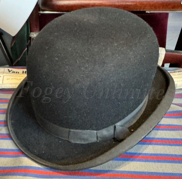 Vintage Lock & Co Bowler Hat Size 6 3/4" with  Herbert Johnson Box Immaculate (HJ634)