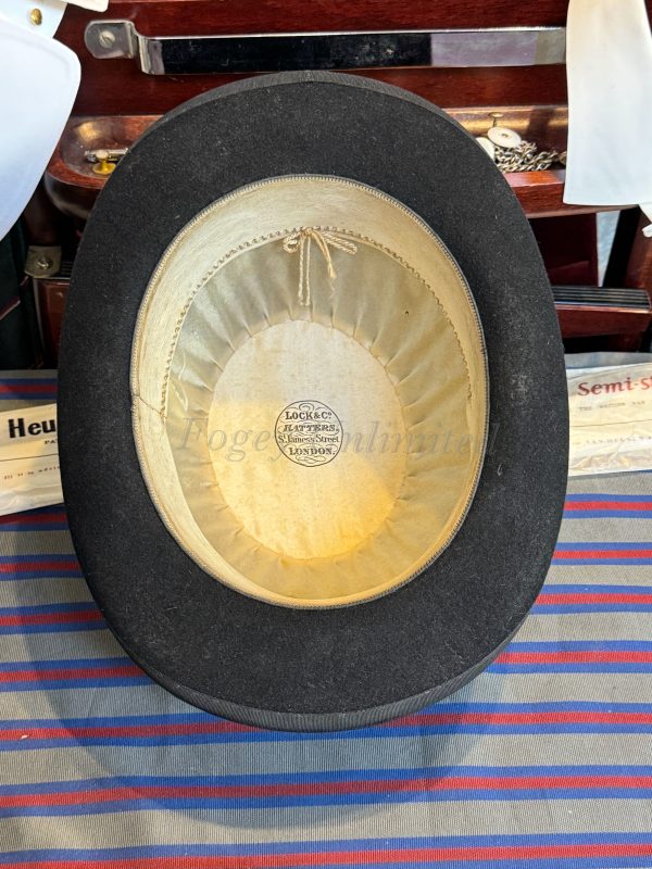 Vintage Lock & Co Bowler Hat Size 6 3/4" with  Herbert Johnson Box Immaculate (HJ634) - Image 8