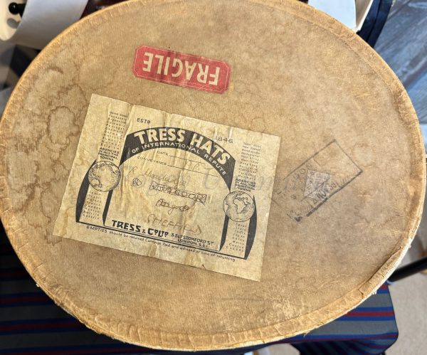 Vintage Battersby Bowler Hat Size 7 1/8" with Tress Hats Box (TR718) - Image 2