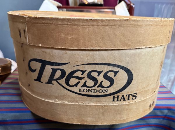Vintage Battersby Bowler Hat Size 7 1/8" with Tress Hats Box (TR718) - Image 3