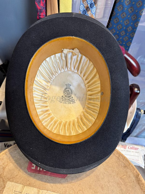Vintage Battersby Bowler Hat Size 7 1/8" with Tress Hats Box (TR718) - Image 8