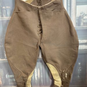Vintage Bespoke Breeches Jodhpurs. High waist, Heavyweight. Waist 28"/71cm. (BBP28)