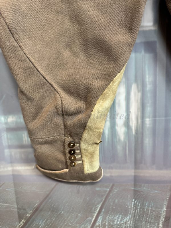 Vintage Bespoke Breeches Jodhpurs. High waist, Heavyweight. Waist 28"/71cm. (BBP28) - Image 5