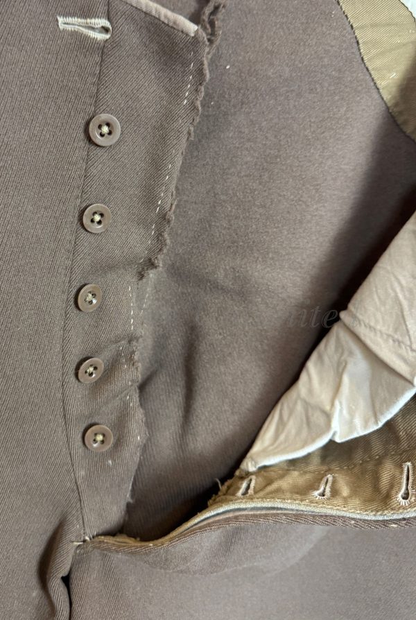 Vintage Bespoke Breeches Jodhpurs. High waist, Heavyweight. Waist 28"/71cm. (BBP28) - Image 6