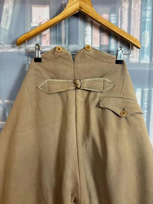 Vintage Bespoke Breeches Jodhpurs. High waist, Heavyweight. Waist 32"/81cm. (BRT1306) - Image 10