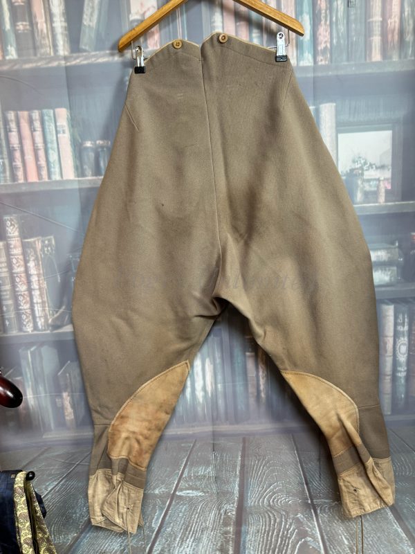 Vintage Bernard Weatherill 1938 Bespoke Fall Front Breeches. High waist, Heavyweight. Waist 34"/86cm. (BWB38) - Image 3