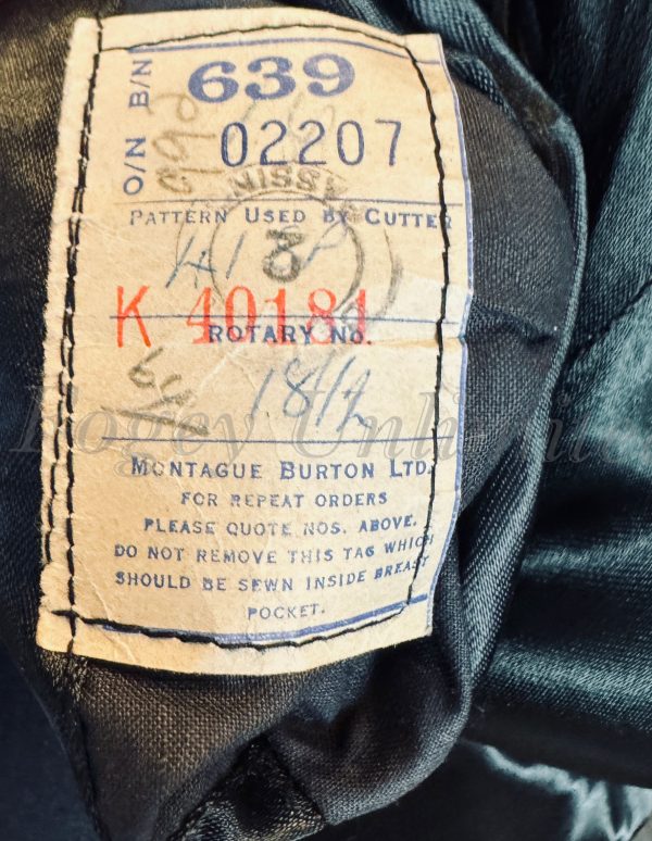 Vintage Burtons Stroller / Formal wear Tailcoat Suit  41C/34W/33L (BTTR41C) - Image 8
