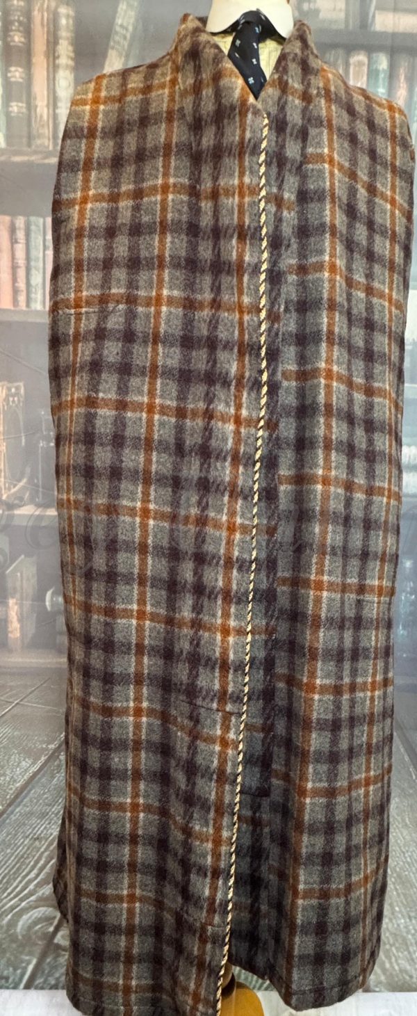 Wonderful Vintage Dressing Gown. Wool. Size Large  approx 42"/107cm Chest (Ref:DG42G) - Image 9