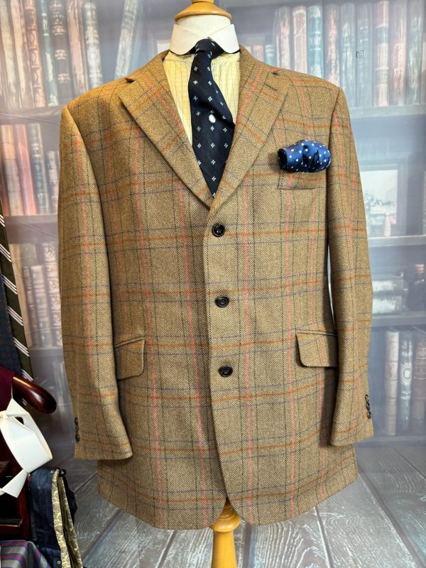 Heavyweight Tweed Hacking Jacket by Bladen for 44R /112cm Chest (BL44B)