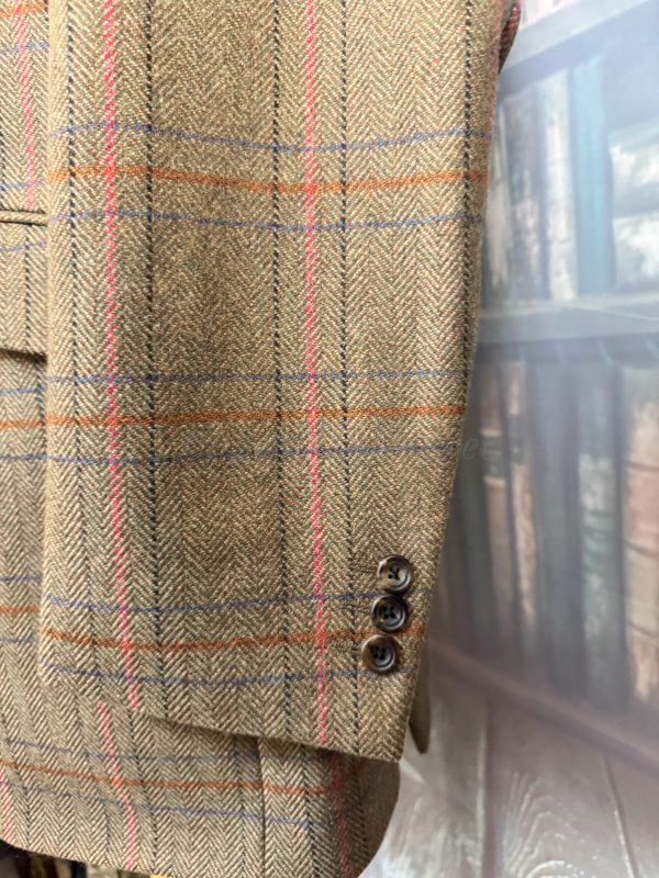 Heavyweight Tweed Hacking Jacket by Bladen for 44R /112cm Chest (BL44B) - Image 4
