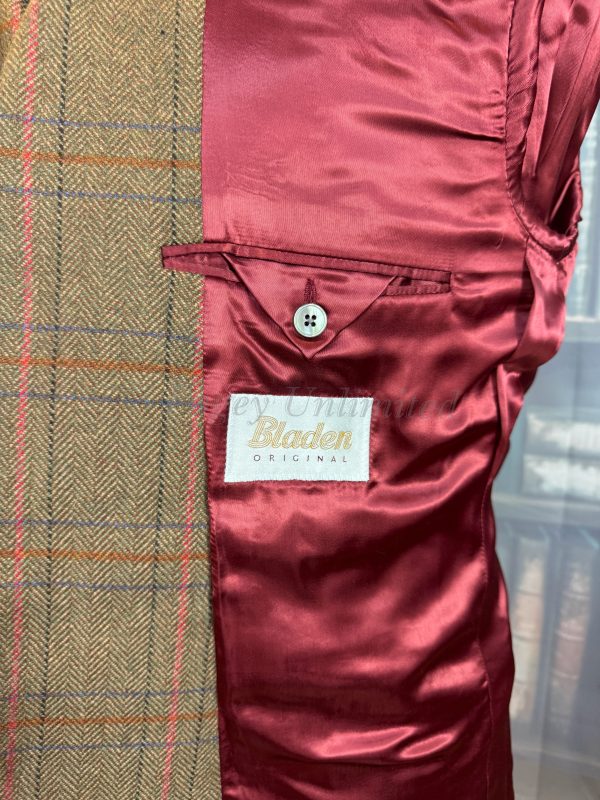 Heavyweight Tweed Hacking Jacket by Bladen for 44R /112cm Chest (BL44B) - Image 9