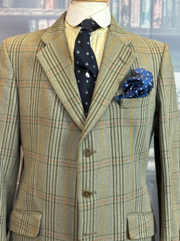 Vintage Tweed Hacking Jacket by Bladen 40R /102cm Chest (BLTY40) - Image 3